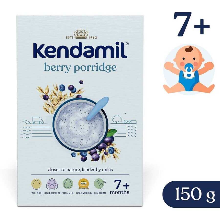 Kendamil Milk porridge with berries 7m+ 150 g