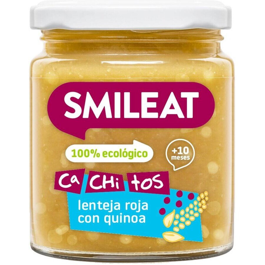 Smileat Lenticchie rosse bio Snack vegetale con quinoa 230 g