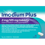 Imodium Plus 2mg/125mg comprimidos