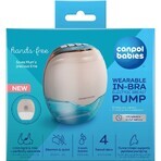 Pompă de sân electrică fără mâini pentru sutien Canpol babies