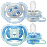 Philips Avent Soother Ultra air pastel 6-18m garçon 2 pcs