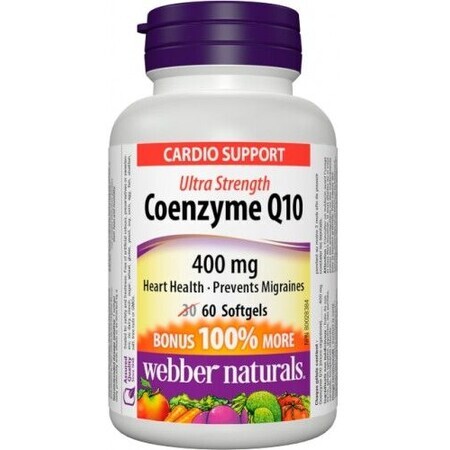 Webber Naturals Coenzima Q10 EXTRA FORTE 60 capsule