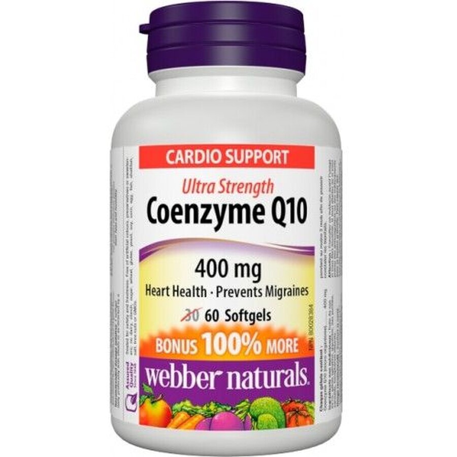 Webber Naturals Coenzima Q10 EXTRA FORTE 60 capsule