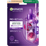 Garnier Skin Naturals Pro-retinol mască textilă netezitoare cu ser 22 g