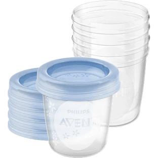 Philips Avent VIA Becher mit Deckeln, 5 x 180 ml