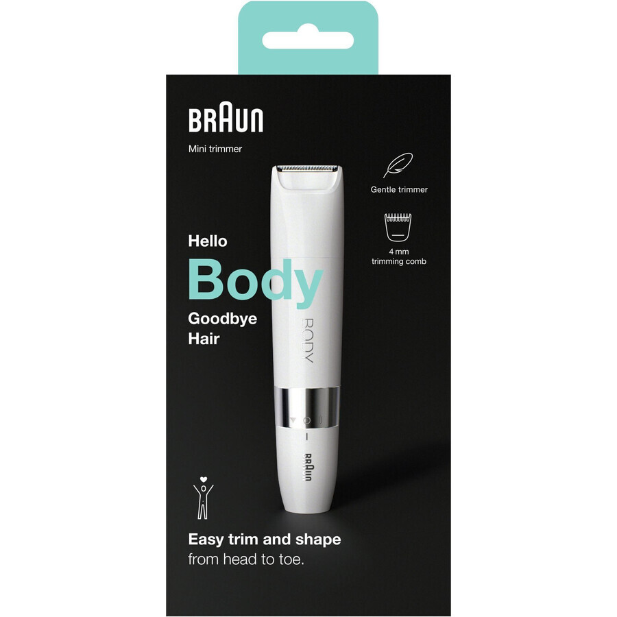 Braun Body Mini Trimmer BS1000 depiladora corporal eléctrica