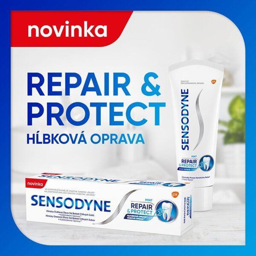 Sensodyne Repair & Protect dentifricio per denti sensibili 3 x 75 ml