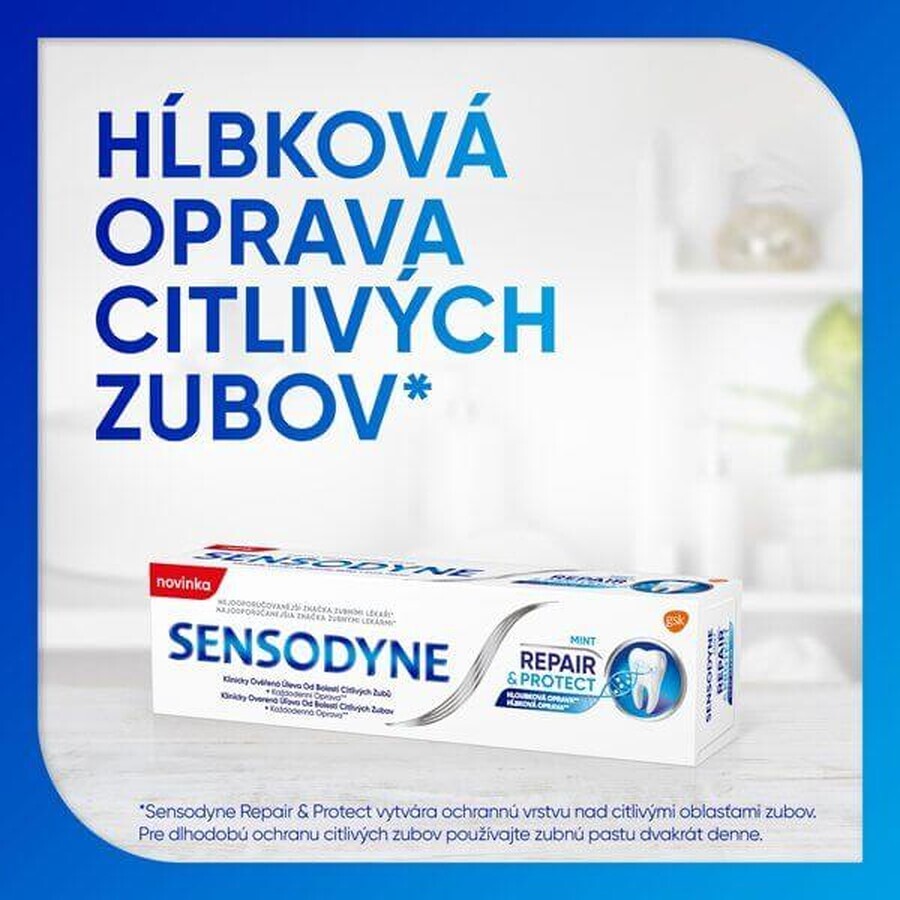 Sensodyne Repair & Protect dentifricio per denti sensibili 3 x 75 ml