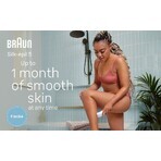 Braun Silk-épil 5, Depiladora 5-011, blanco/gris