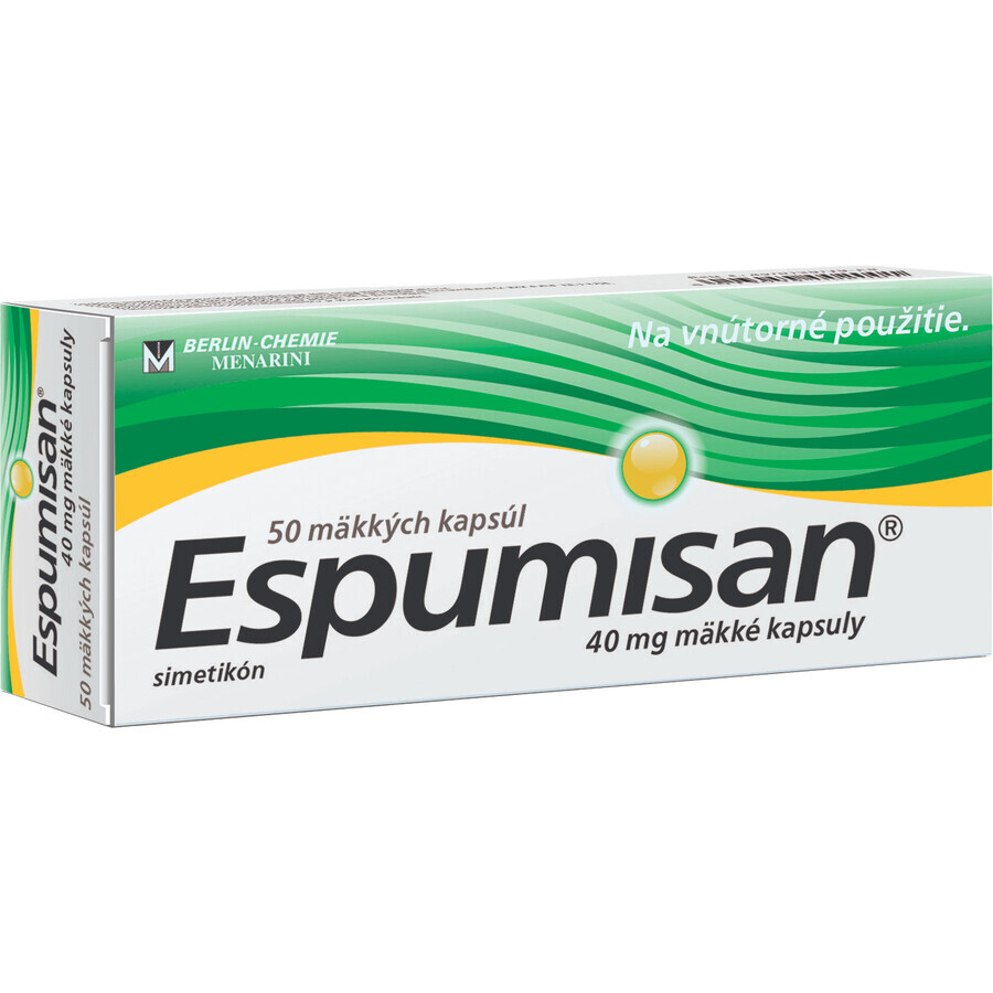 Espumisan para la indigestión 40 mg 50 cápsulas