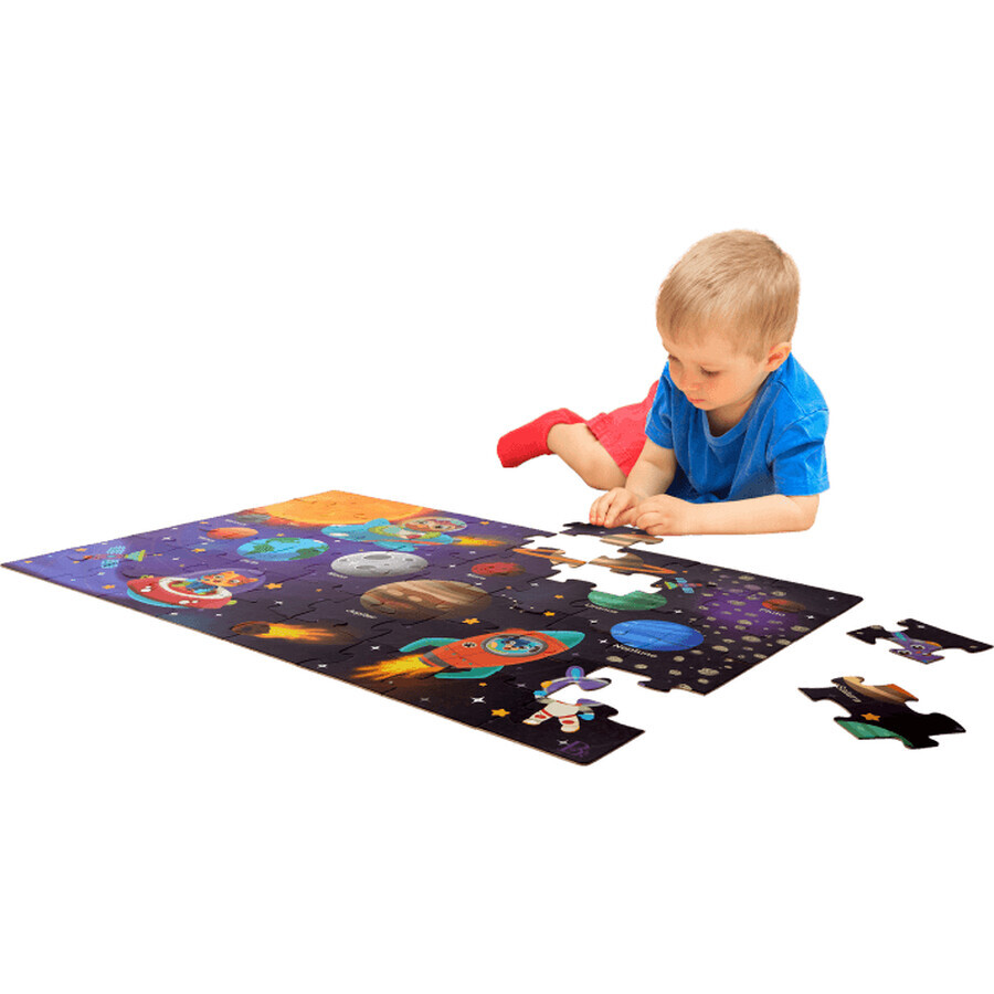 B-Toys Puzzle maxi - Sistemul solar 48 piese