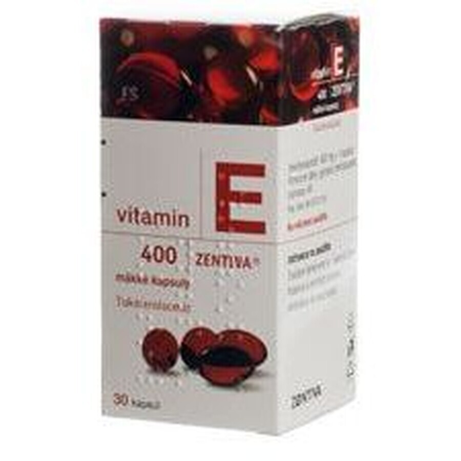 Vitamina E Zentiva 400 mg 30 cápsulas blandas