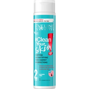 Eveline Cosmetics Pure Control SOS Tonik oczyszczający 200 ml