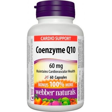 Webber Naturals Coenzima Q10 60 mg 60 capsule