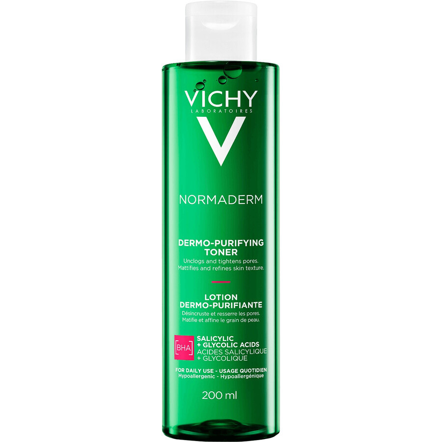 Vichy Normaderm Normaderm Tónico Limpiador Astringente nueva fórmula 200 ml