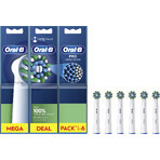 Oral-B Pro Cross Action têtes de remplacement 6 pcs