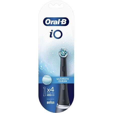 Oral-B iO Ultimate Clean Noir 4 pièces