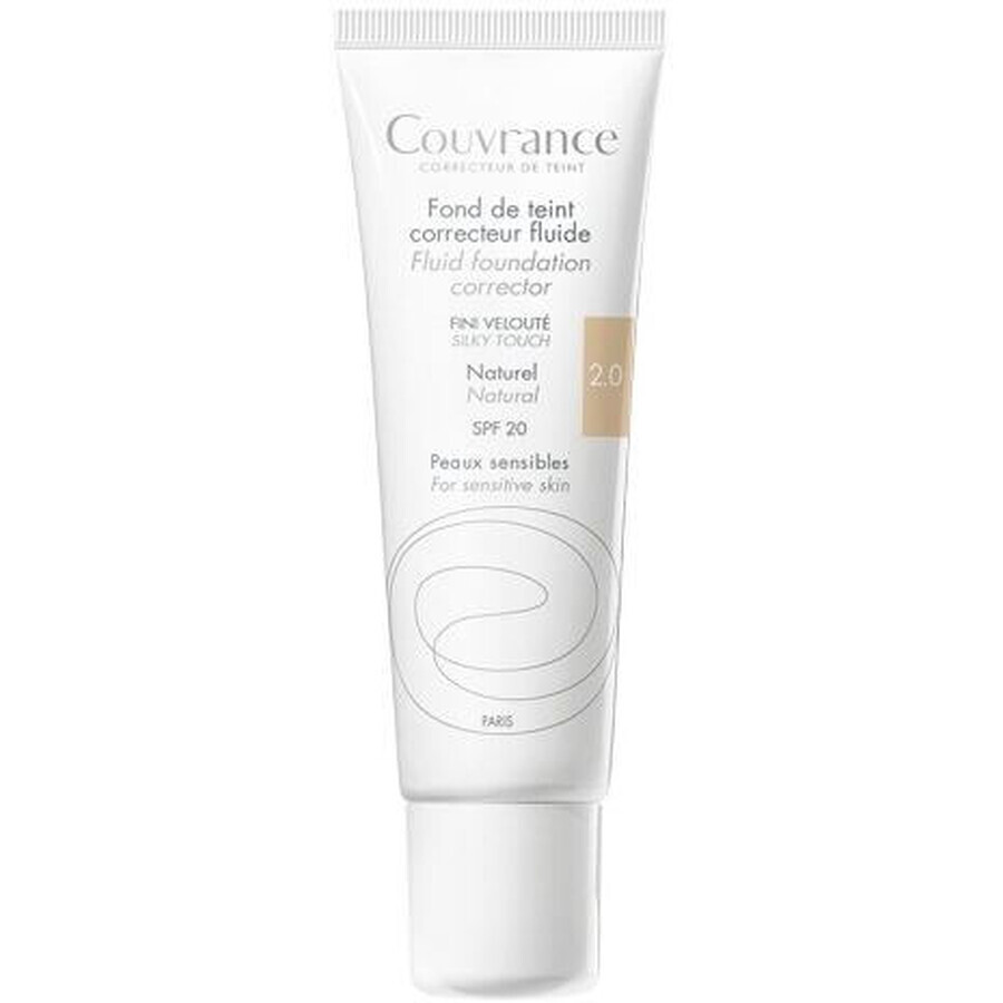 Avene Couvrance Couvrance Liquid Coverage Make-up SPF20 natural shade 30 ml