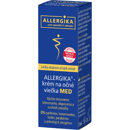 Cremă pentru pleoape Allergika MED 15 ml