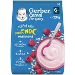 Gerber Cereal Céréales lait porridge framboise Good Night 230 g