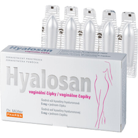 Dr.Muller HYALOSAN supositorios vaginales con ácido hialurónico 10 unid.