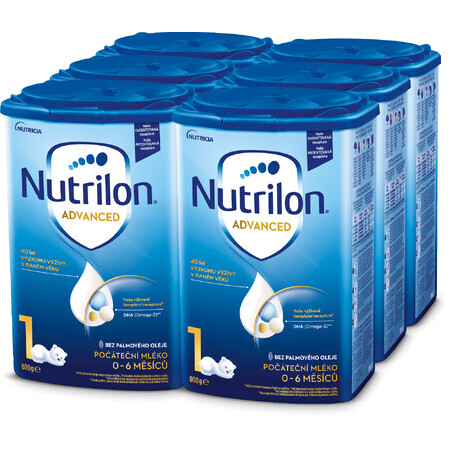 Nutrilon 1 lapte praf pentru sugari 6 x 800 g