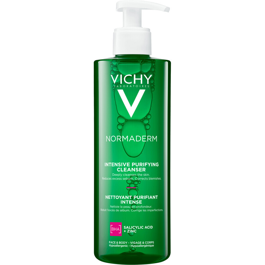 Vichy Normaderm Phytosolution Gel Limpiador para pieles con tendencia acneica 400 ml