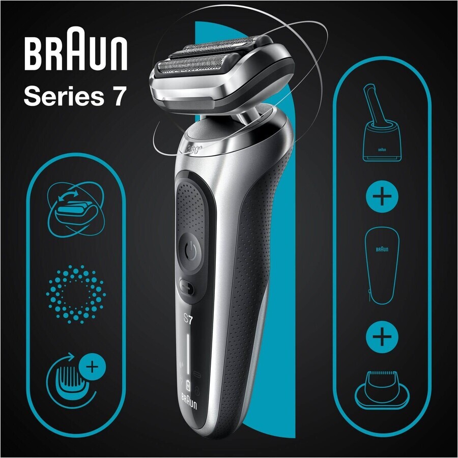 Braun Series 7 71-S7200cc Plata