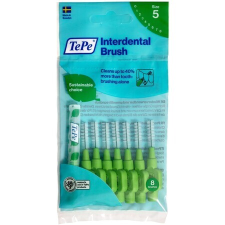 Brosses interdentaires TePe Green 0,8 mm 8 pcs