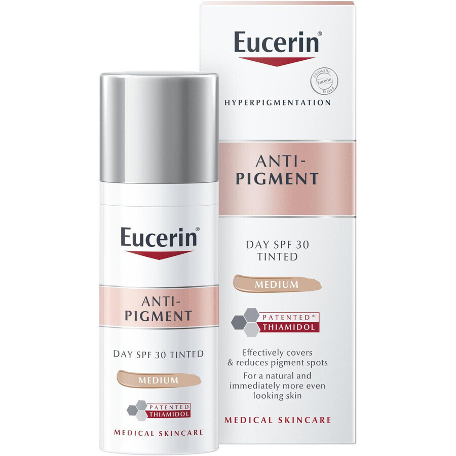 Eucerin Crema de Día Antipigmentante FPS 30 - con color (medio oscuro) 50 ml