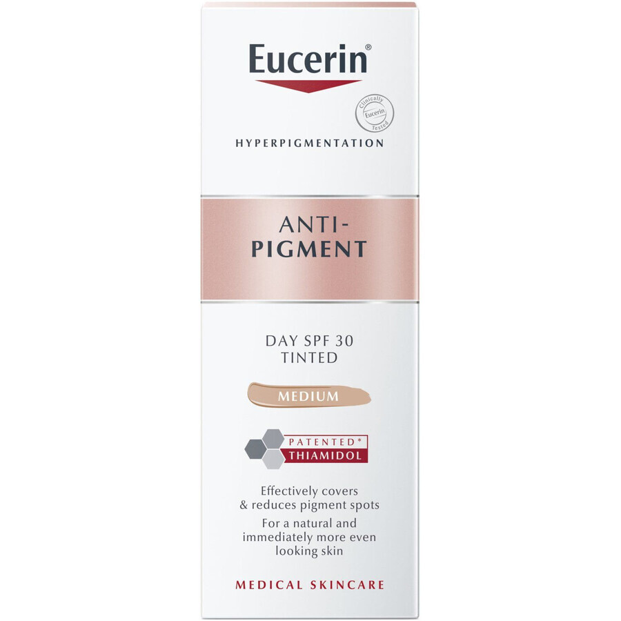 Eucerin Crema de Día Antipigmentante FPS 30 - con color (medio oscuro) 50 ml