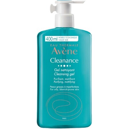 Avène Cleanance Gel limpiador para pieles sensibles con tendencia acneica 400 ml