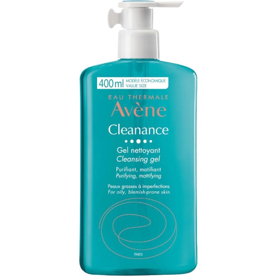 Avène Cleanance Gel limpiador para pieles sensibles con tendencia acneica 400 ml