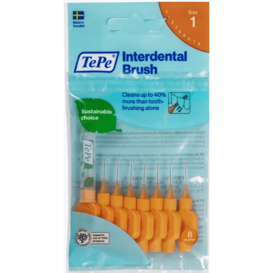 TePe Cepillos interdentales 0,45 mm 8 piezas