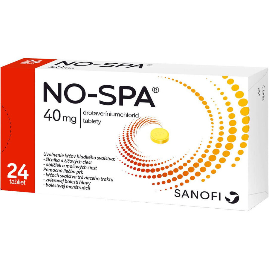 No-Spa on release® 40mg 24 tablets