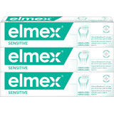 Elmex Sensitive Pasta dentífrica para dientes sensibles 3 x 75 ml