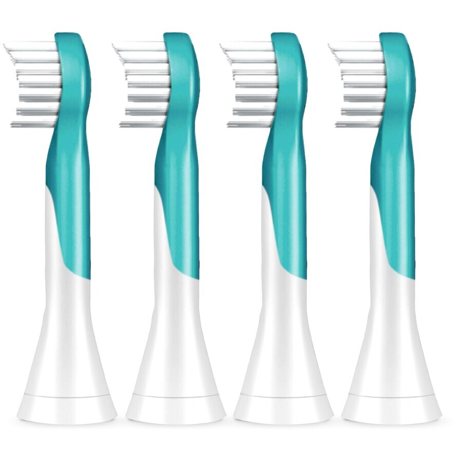 Philips Sonicare for kids HX6034/33 Compact size sonic toothbrush head for children 3 years and older 4 pcs