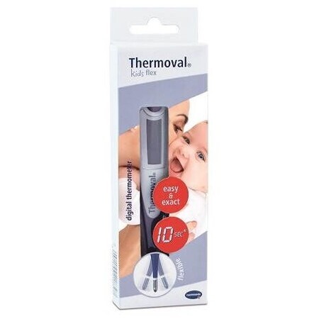 Hartmann Thermoval pour enfants, thermomètre numérique flexible, léger et précis