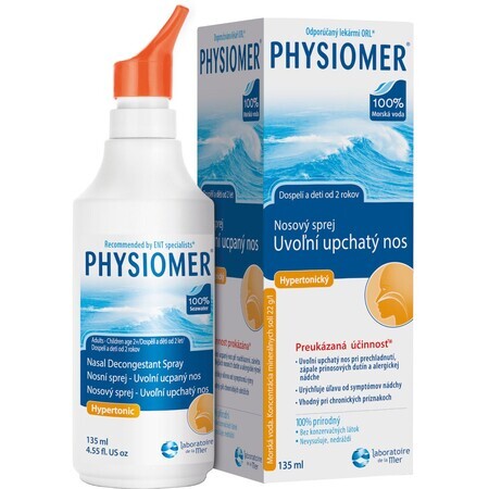 Physiomer Hypertonisch zeewater neusspray 135 ml