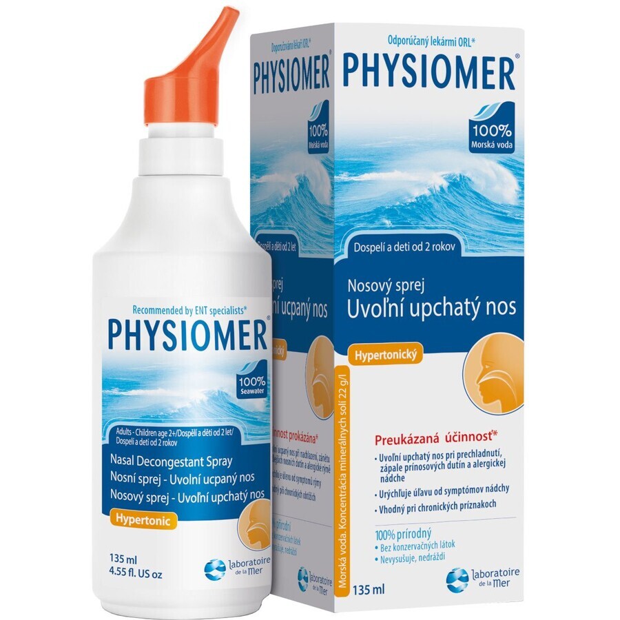 Physiomer Hypertonisch zeewater neusspray 135 ml