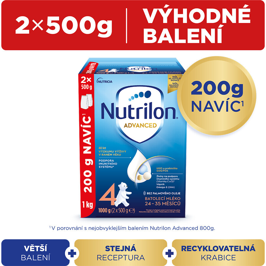 Nutrilon 4 lapte pentru copii mici formulă pentru sugari pulbere 1000 g