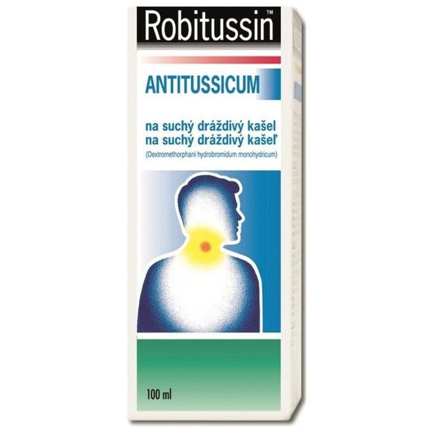 Robitussin Antitussicum jarabe para la tos seca irritativa 100 ml