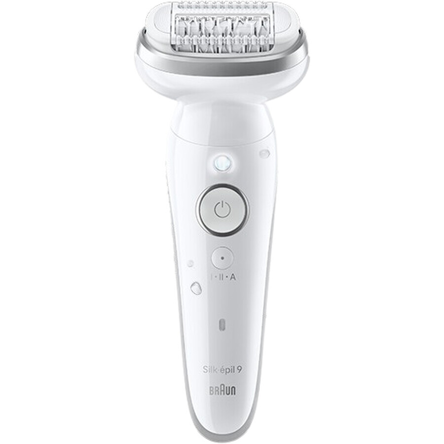 Braun Silk-épil 9, Depiladora 9-041, blanco/plateado