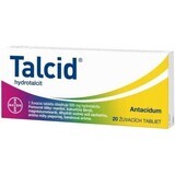 Talcid 500mg comprimés à croquer 50 pcs