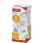 Nuk First Choice Baby Bottle Temperature control beige 150 ml