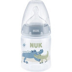 Nuk First Choice Baby Bottle Temperature control beige 150 ml