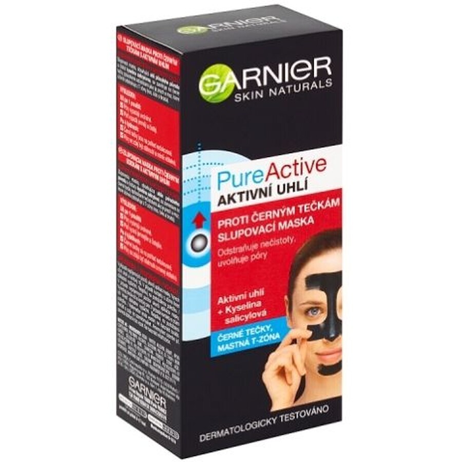 Garnier PureActive Mascarilla Exfoliante con Carbón Activado 50 ml