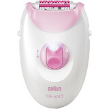 Braun Silk-épil 3, Depiladora 3-031, Rosa