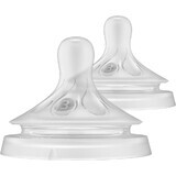 Philips Avent Natural Response 3 Tétine à débit lent 1m+, 2 pièces