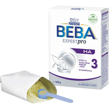 Nestlé Beba Expertpro HA 3, formulă de lapte pentru copii mici 550 g